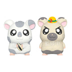 Hamtaro Flocked Doll 1 Unidad Aleatoria