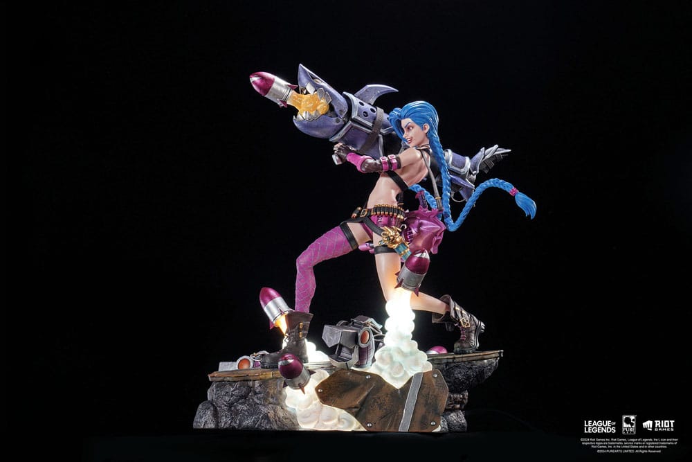 Estatua 1 - 6 League Of Legends Jinx 32cm