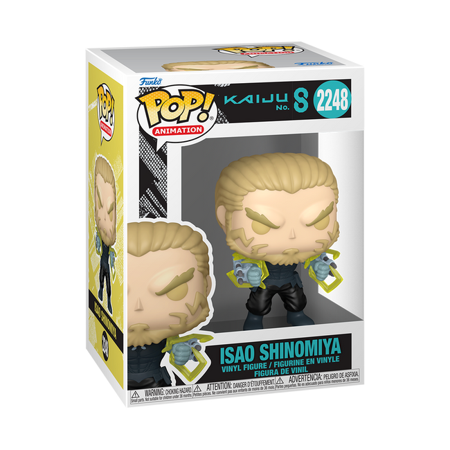 Funko Pop Animation Kaiju No.8 Isao Shinomiya Main Image