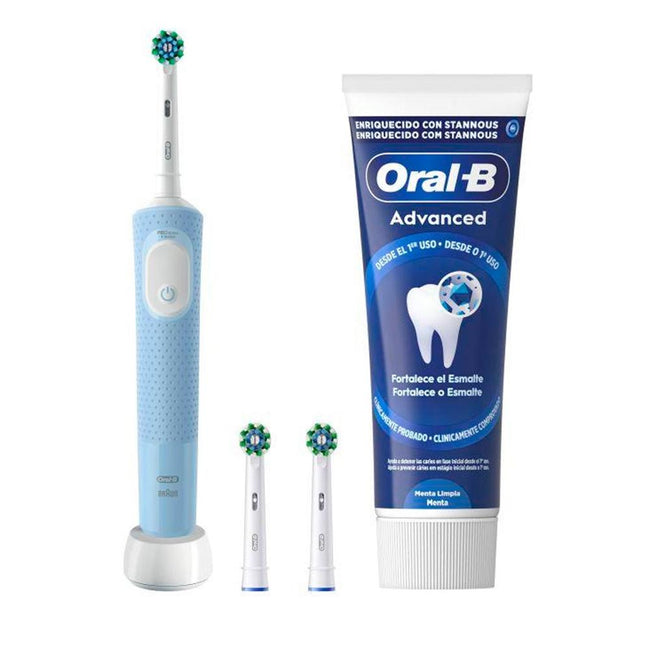 Cepillo Dental Electrico Braun Oral - B Vitality Pro Blanco + 2 Cabezales Y Dentifrico Main Image