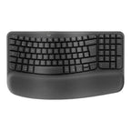 Teclado Logitech Ergo Series Wave Keys For Business Negro