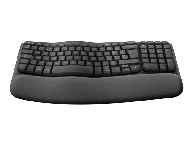 Teclado Logitech Ergo Series Wave Keys For Business Negro