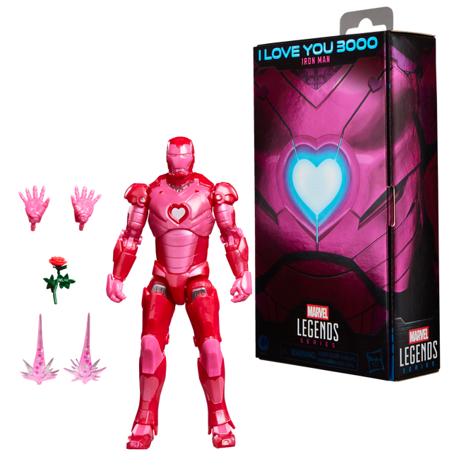 Figura Hasbro Marvel Legends Series I Love You Boo Iron Man Hover Image