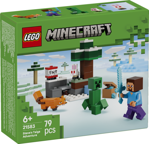 Lego Minecraft La Aventura De Steve En La Taiga Hover Image