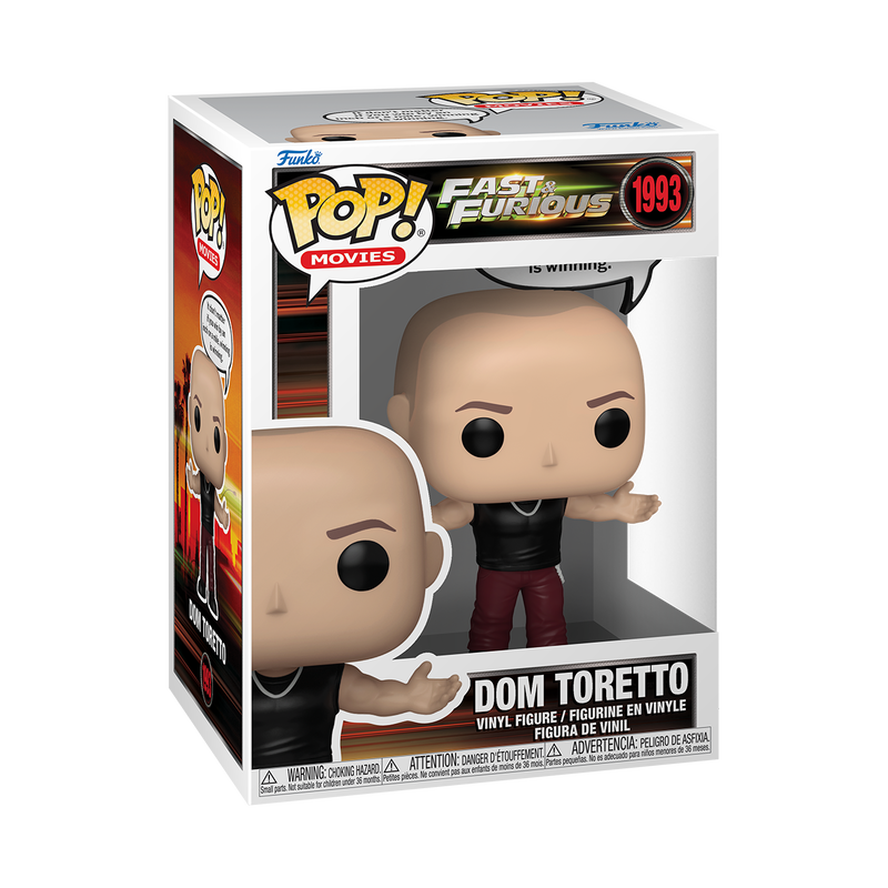 Funko Pop Sayings The Fast And Furious Dom Toretto (winning Is Winning)