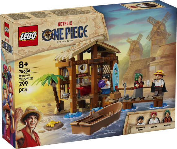 Lego One Piece Netflix Cabaa Del Pueblo Molino Hover Image