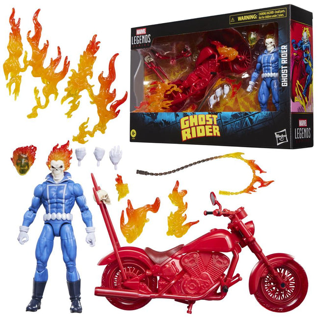 Figura Hasbro Marvel Legends Series Ghostrider And Bike Classic Pk Hover Image