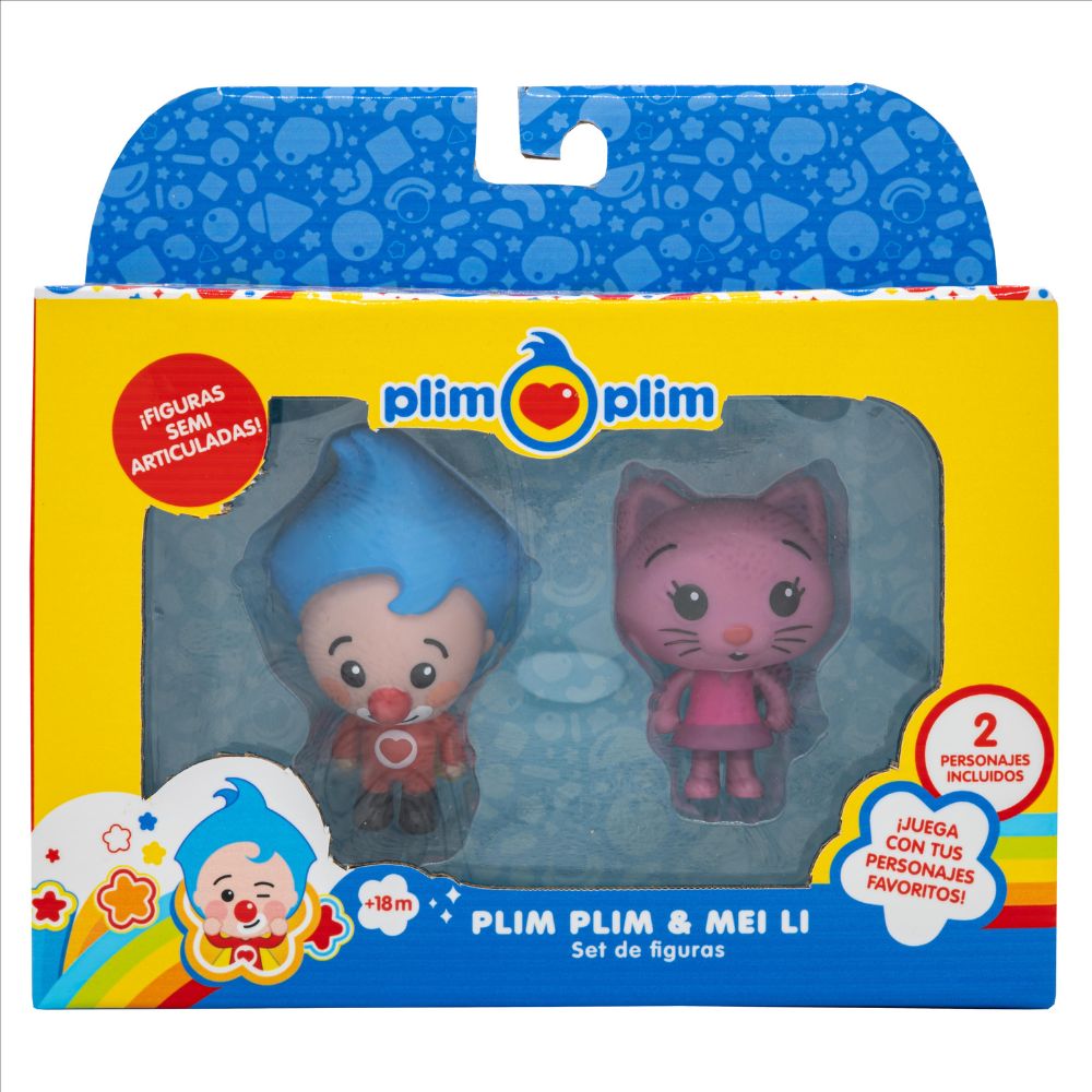 Pack De 2 Figuras De Plim Plim & Mei Li