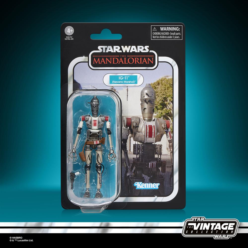 Figura Hasbro Star Wars The Mandalorian Ig - 11 Nevarro Marshal