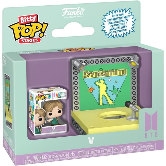 Funko Pop Bitty Stages Bts Dynamite V Hover Image