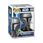 Funko Pop Star Wars The Mandalorian Con Grogu A La Espalda