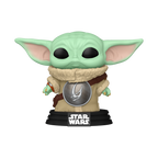Funko Pop Star Wars Grogu With Mudhorn Chest Armor