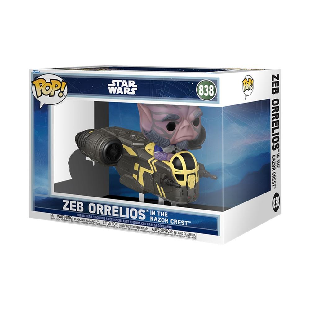 Funko Pop Star Wars Rides Deluxe Zeb Orrelios En La Razor Crest