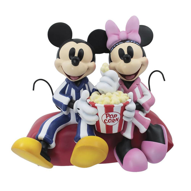 Figura Enesco Disney Mickey Y Minnie Hora De Pijama Hover Image