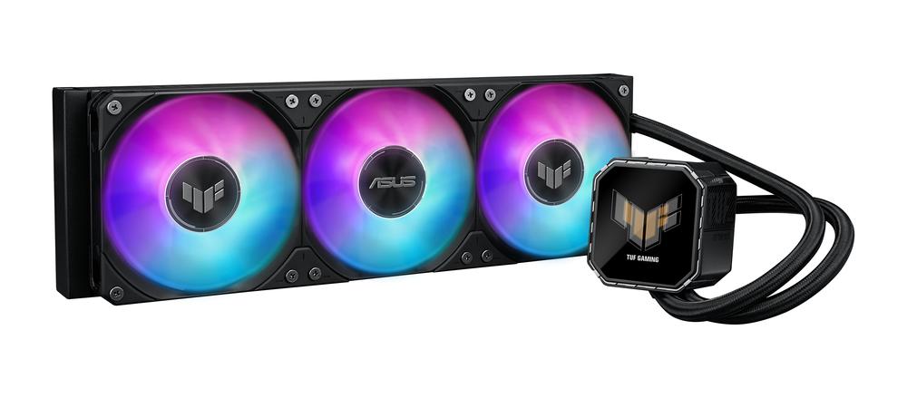 Kit Refrigeracion Liquida Asus Tuf Gaming Lc Iii 360 Argb Lcd 3x 120mm Negro