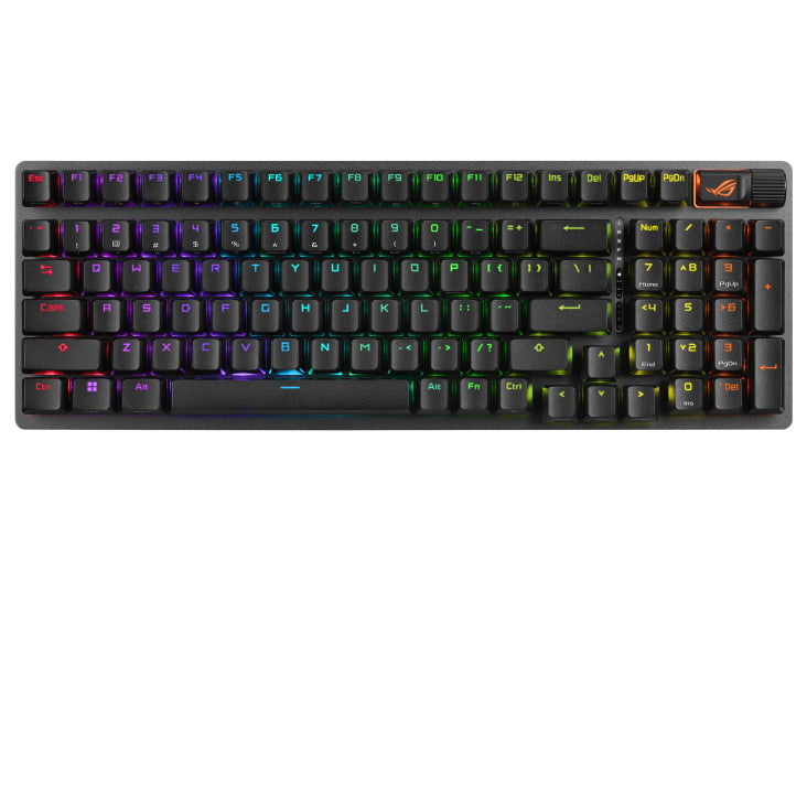 Teclado Gaming Asus Rog Strix Scope Ii 96 Inalambrico Rgb Negro