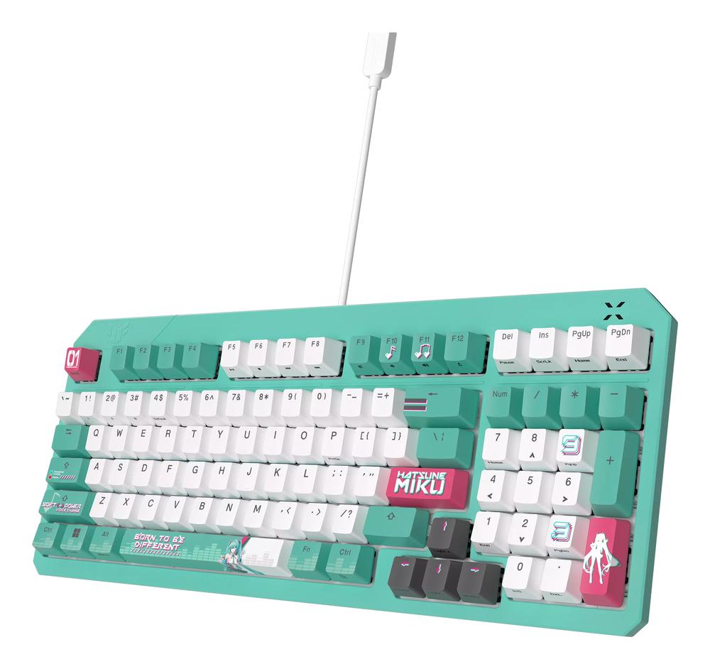 Teclado Asus Tuf Gaming K3 Gen Ii Hatsune Miku Edition Rgb
