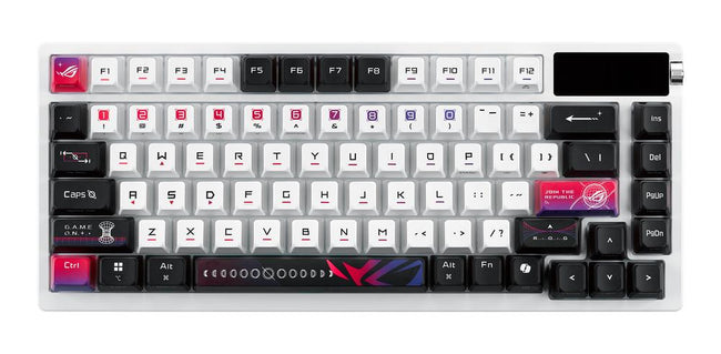 Teclado Gaming Asus Rog Azoth Nx Inalambrico Rgb Blanco Ingles Main Image