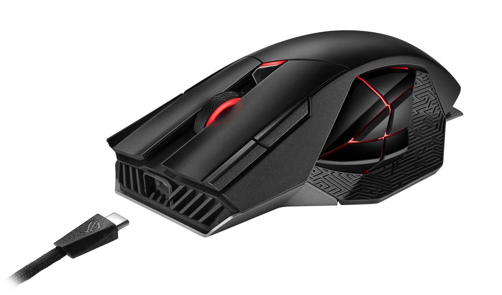 Raton Inalambrico Gaming Asus Rog Spatha X Negro