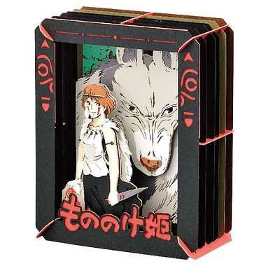 Princesa Mononoke & San Paper Theater 10x8x4 Cm La Princesa Mononoke Hover Image