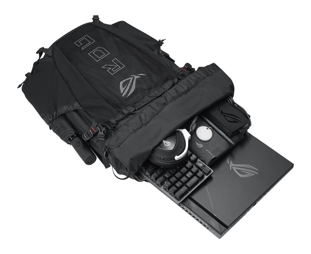 Mochila Asus Rog Archer Ergoair Para Portatil 18 Pulgadas Negro
