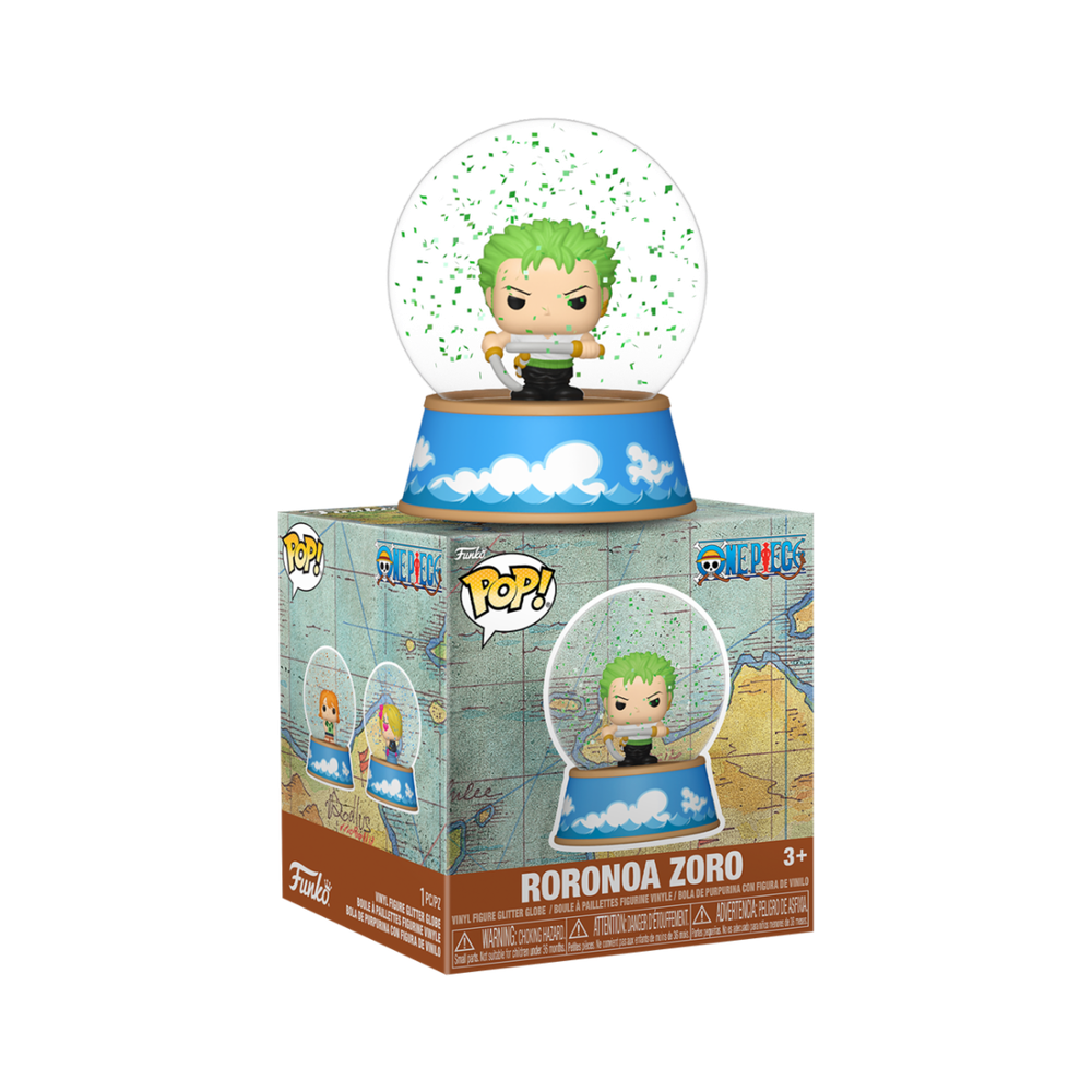 Funko Pop Assortment Mini Glitter Globes: One Piece 12 Unidades