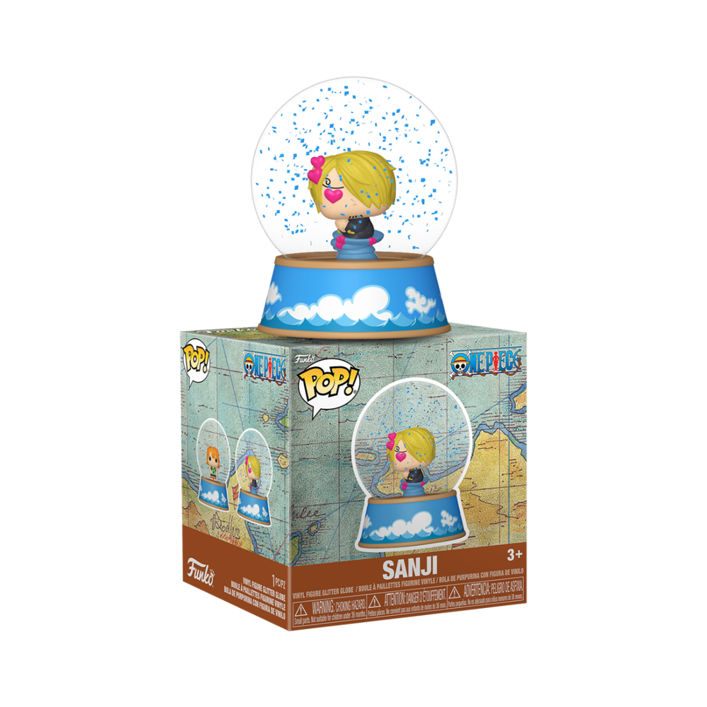 Funko Pop Assortment Mini Glitter Globes: One Piece 12 Unidades