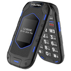 Telefono Movil Volfen Ranger Tipo Concha Azul Base De Carga