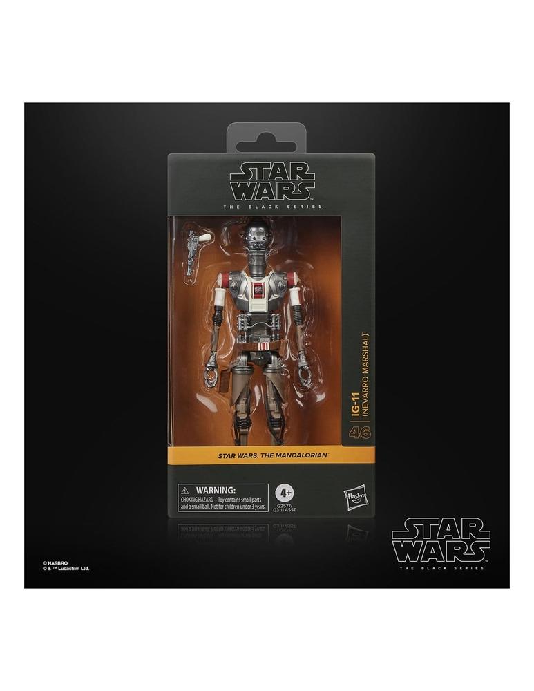 Figura Hasbro Star Wars The Black Series The Mandalorian Ig - 11 (nevarro Marshal)