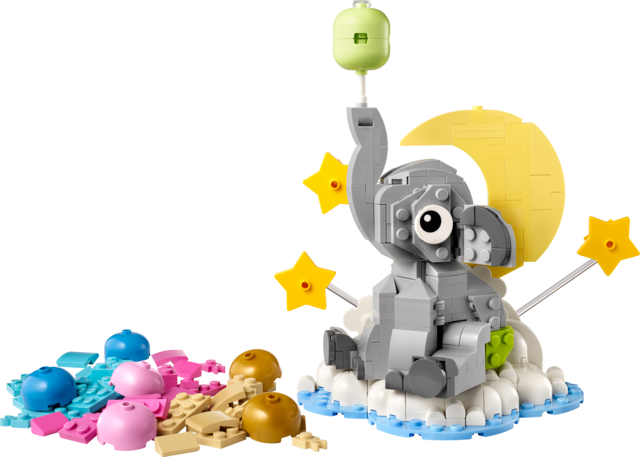 Lego Bebé Elefante En El Cielo