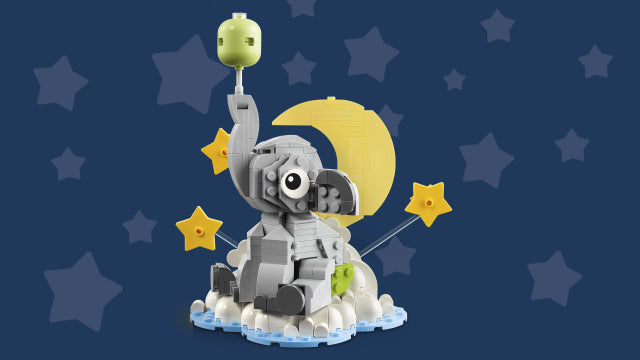 Lego Bebé Elefante En El Cielo