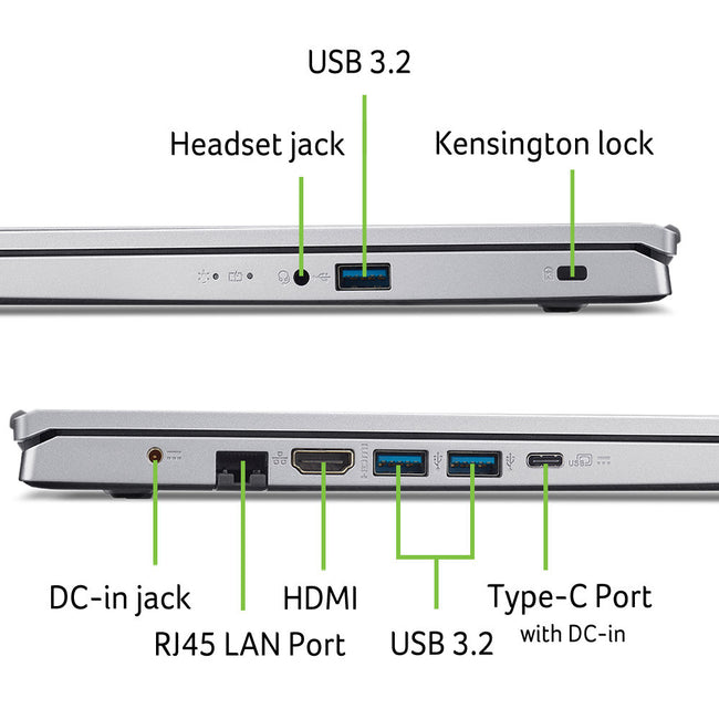 Portatil Acer Aspire Go R5 - 7430u - 8gb - Ssd 512gb - 15.6 Pulgadas Fhd - W11h Main Image