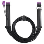 Cable Pci Express 4.0 A 16p Asus 0.75m - Macho - Macho - Negro