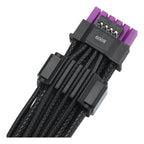Cable Pci Express 4.0 A 16p Asus 0.75m - Macho - Macho - Negro