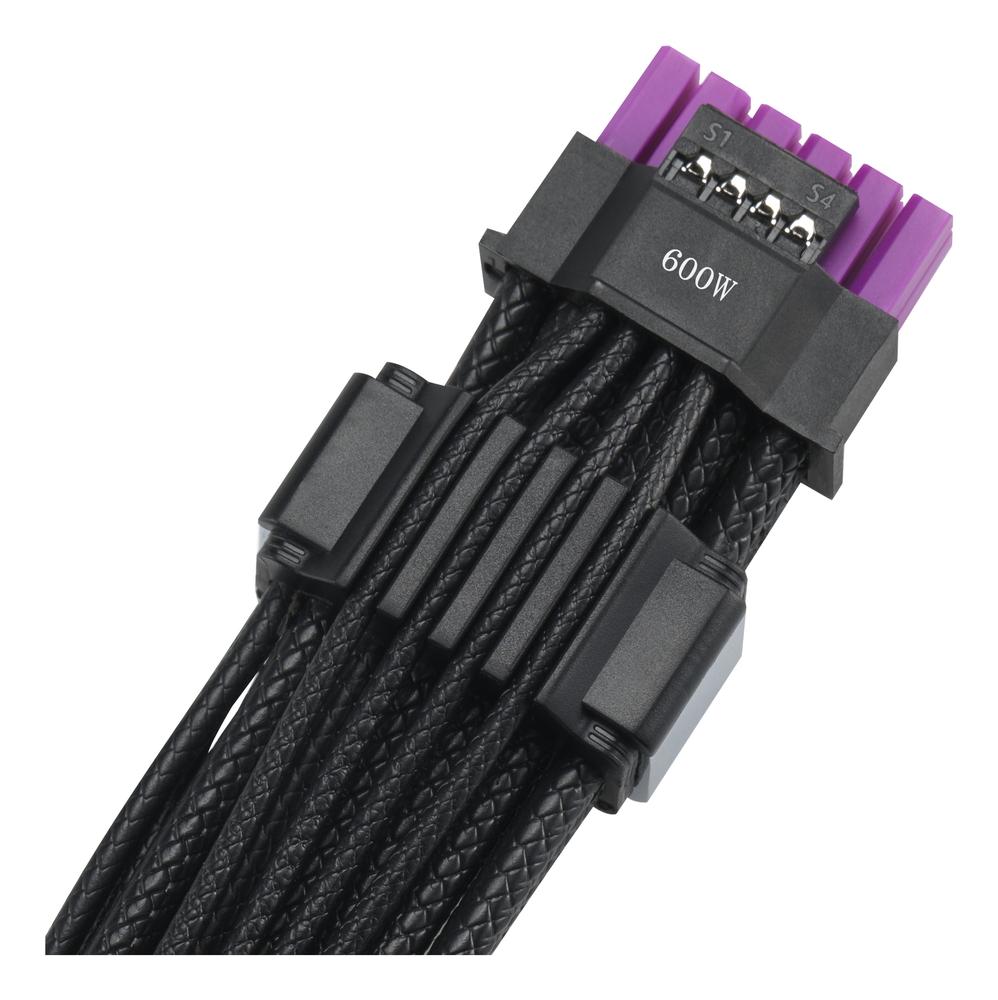 Cable Pci Express 4.0 A 16p Asus 0.75m - Macho - Macho - Negro