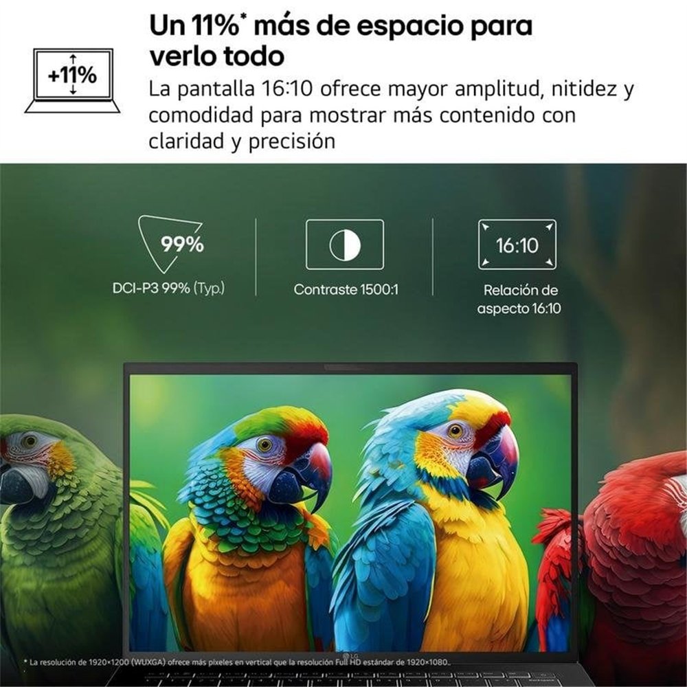 Portatil Lg Gram Pro 16zd90u - G U7 - 355 - 32gb - Ssd 512gb - 16 Pulgadas - Freedos
