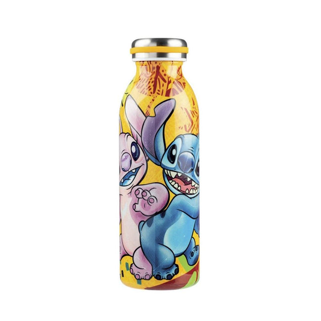 Botella De Agua Enesco Stitch & Angel Amarilla 500 Ml Hover Image