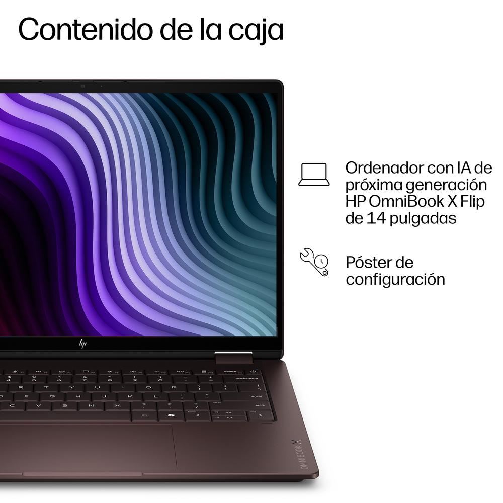 Portátil Hp Omnibook X Flip 2 En 1 Ia 14 - Kc0005nsx Ryzen Ai9 - 465 - 32gb - Ssd 1tb - 14 Pulgadas - W11h