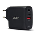 Cargador De Pared Acer 67w 2x Usb Tipo C 1x Usb Tipo A Negro + Cable Usb Tipo C