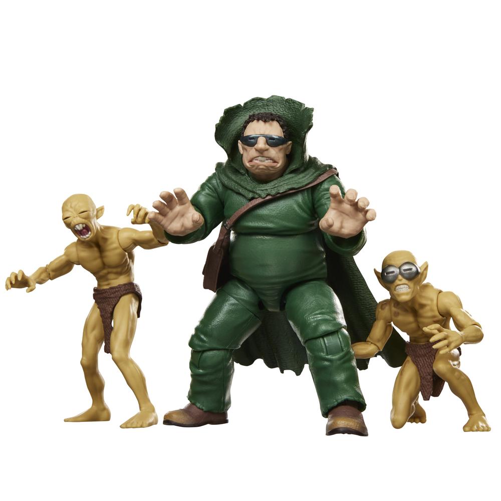 Pack 3 Figuras Hasbro Marvel Legends Series Fantastic Four Marvel's Mole Man & Moloids