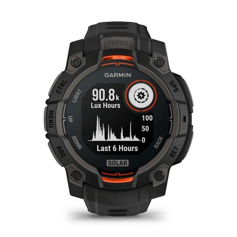 Smartwatch Garmin Instinct 3 Solar 50mm Negro