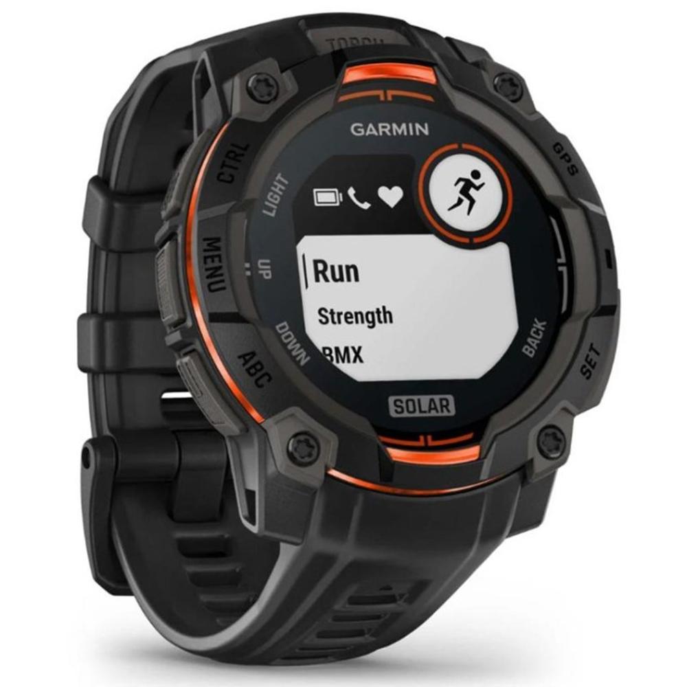 Smartwatch Garmin Instinct 3 Solar 45mm Negro - Naranja