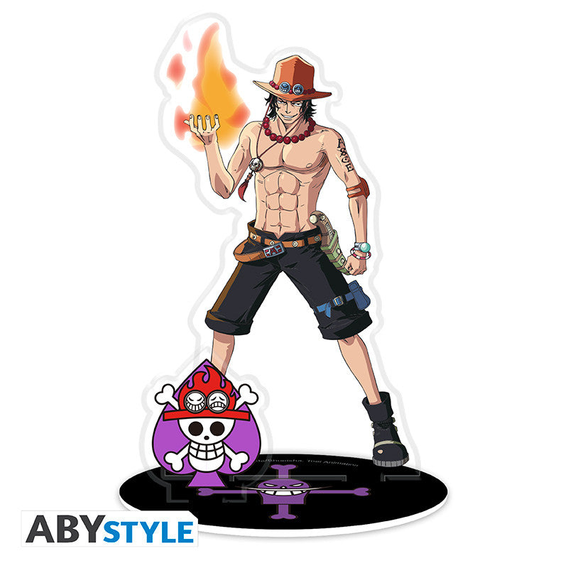 Figura Acrilica Abystyle One Piece Portgas D.ace