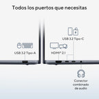 Portatil Asus Zenbook 14 Oled Ux3480aa - Su535w U7 - 355 - 24gb - Ssd 512gb - 14 Pulgadas - W11h