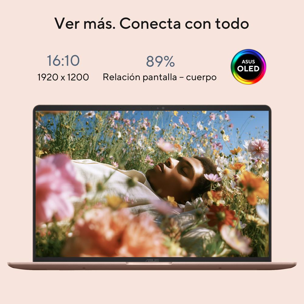 Portatil Asus Zenbook 14 Oled Ux3480aa - Su535w U7 - 355 - 24gb - Ssd 512gb - 14 Pulgadas - W11h