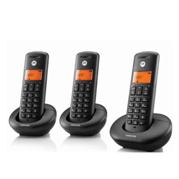 Motorola E203 Black / Teléfonos Inalámbricos