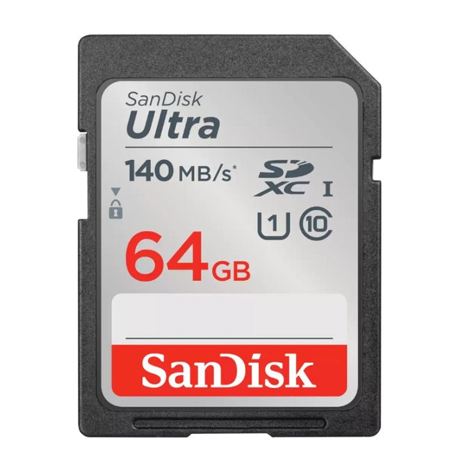 SanDisk Ultra 64GB SDXC Memory Card 120MB/s Hover Image