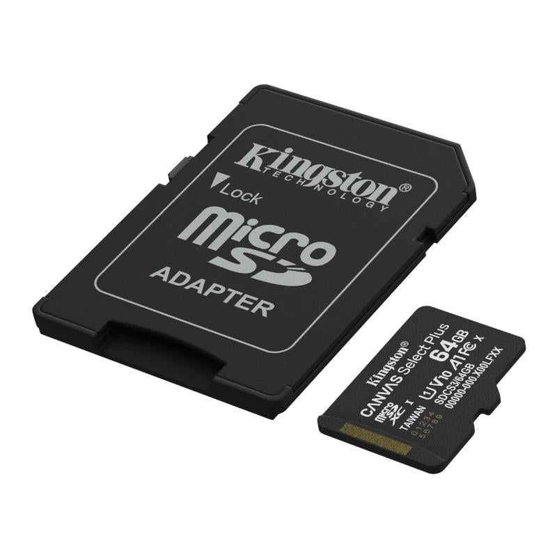 Kingston SDCS3/64GB microSDXC Gen3 100MB/s A1