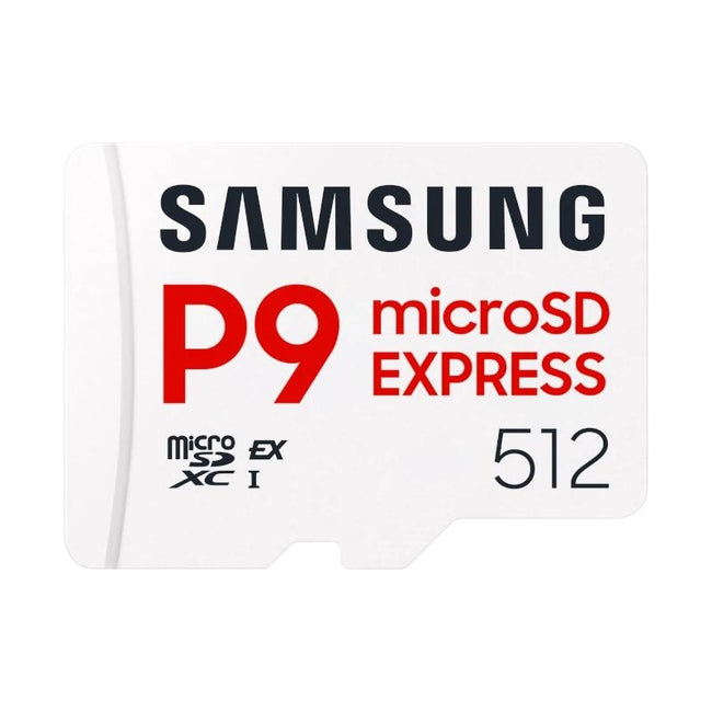 Samsung MicroSDHC P9 Express 512GB V30, A1 800MBs Hover Image