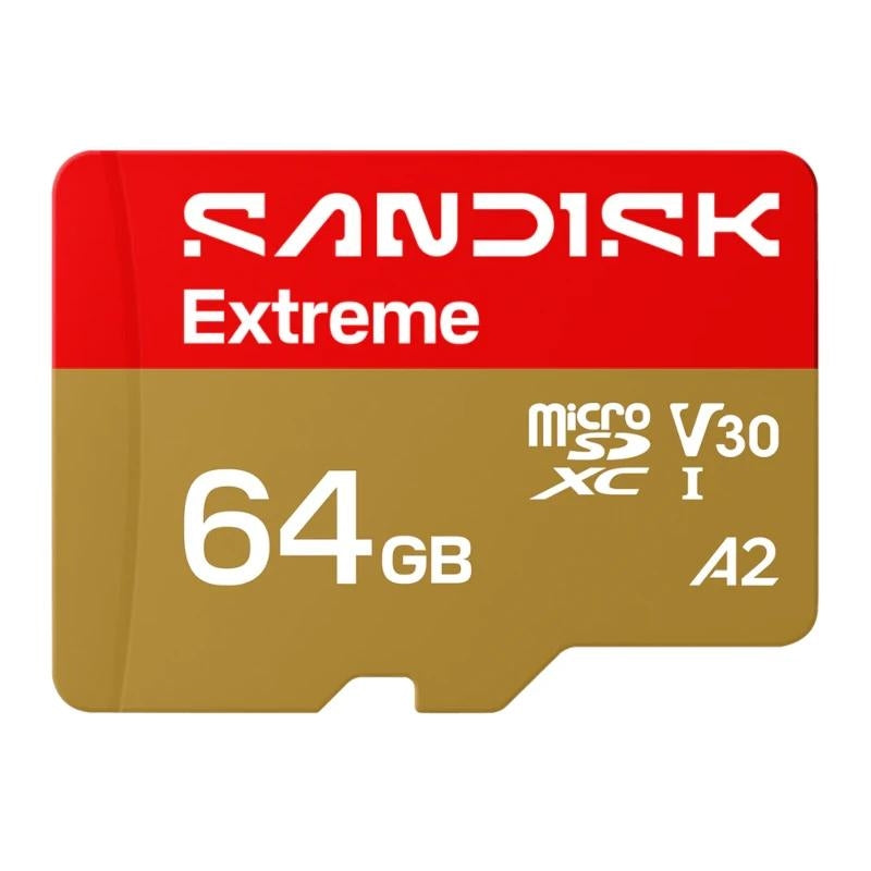 Sandisk microSDXC Extreme 64Gb uSD 170/80MBs +Adap